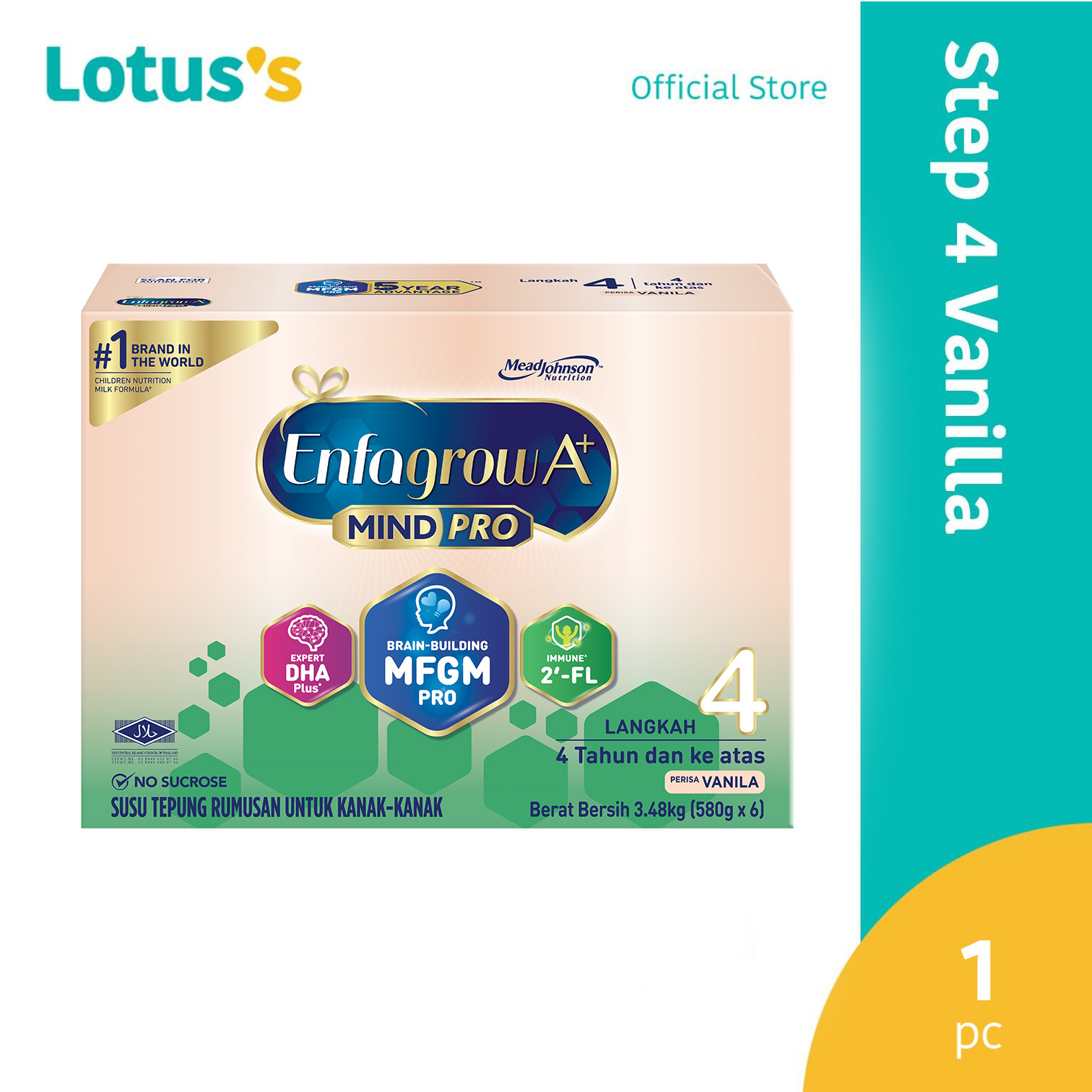Enfagrow A+ Mindpro 2FL S4 Vanilla 3.48kg