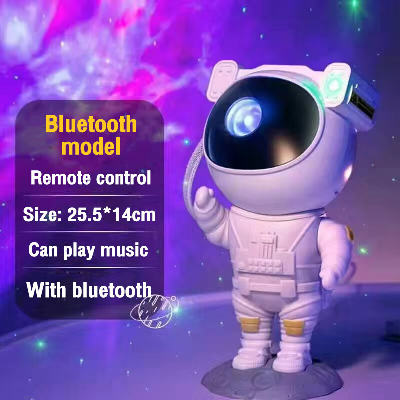 Astronaut Starry Sky Projection Starry Night Light Galaxy projektor lampu Gypsophila Laser Projection Lamp Starry Sky Home Decoration Luminaires lampu unjuran hadiah kanak-kanak Colorful hadiah Spaceman bilik kanak-kanak suasana cahaya ...... 3