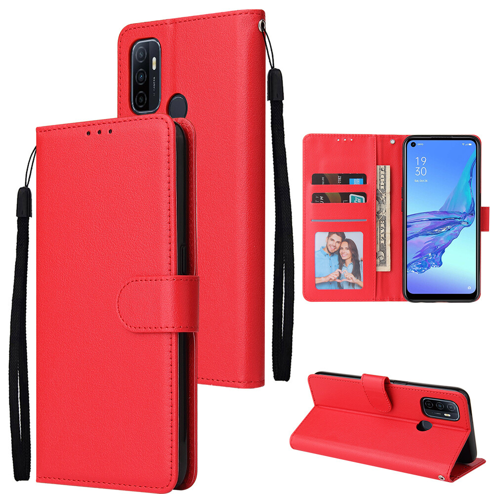 Ốp Da PU Sang Trọng Nhẹ BJONE Cho Oppo A53 2020 CPH2127 CPH2131 Ốp Lưng TPU Có Ngăn Đựng Thẻ Bên Trong 6.5 Inch Ốp Lật