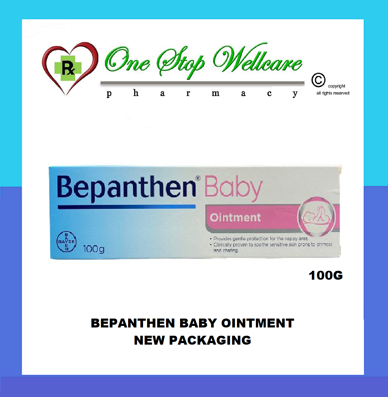 BEPANTHEN OINTMENT NAPPY RASH 100G (EXP: 07/2027)