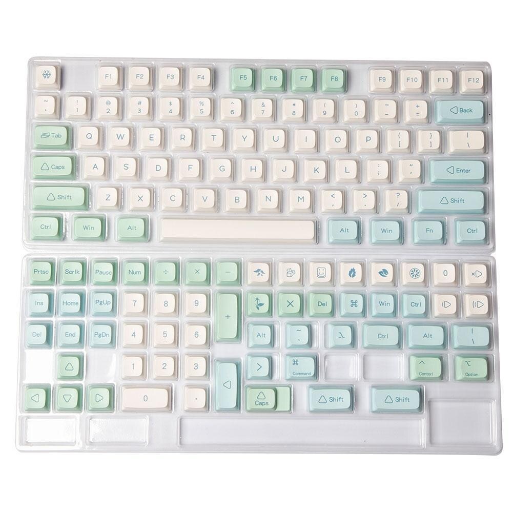 bán chạy Bnfg430 -/keycool Bộ Phím bấm nghệ nhân đá bạc hà xda Keycaps cho bàn phím cơ phụ kiện bàn phím máy tính để bàn tự làm thăng hoa thuốc nhuộm PBT