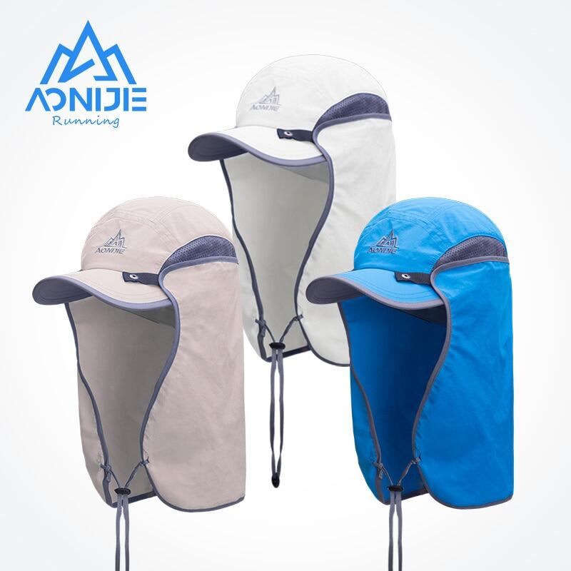 Mũ, nón che gáy chống nắng, câu cá, chạy trail, trekking, dã ngoại, đạp xe aonijie e4089