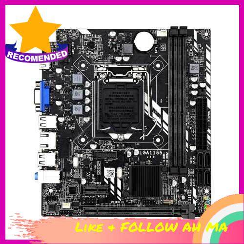 BEST SELLER ATX Motherboard Support LGA1155CPU(core i7/i5/i3)/2 Dual-channel DDR3 Slots/VGA+HD Ports/Ethernet Port/2 Expansion Slots (Standard)