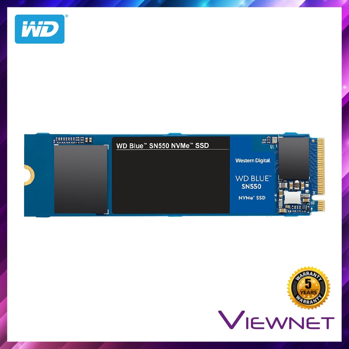 WD Western Digital M.2 PCIE NVME Blue SN550 SSD 250GB (WDS250G2B0C) / 500GB (WDS500G2B0C) / 1TB (WDS100T2B0C) WD Western Digital M.2 PCIE NVME Blue SN550 SSD 250GB (WDS250G2B0C) / 500GB (WDS500G2B0C) / 1TB (WDS100T2B0C)