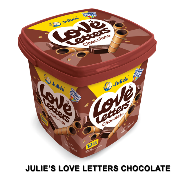 Julie's Love Letters Chocolate - 360g