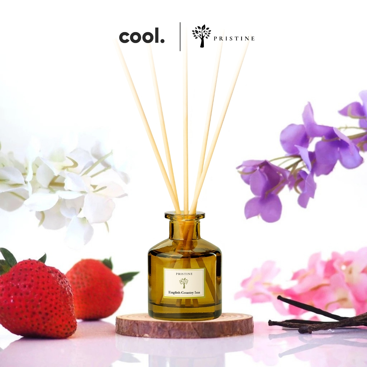Pristine Reed Diffuser | English Country Inn | Hotel Series | 50ml | Inspired by Luxury Hotels | For Home Decor & Gifting | Natural Elegant
