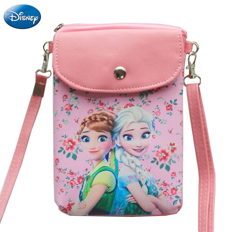 #Gesh department store#  Disney đông lạnh phim hoạt hình Túi đeo chéo da pu dễ thương không thấm nướ