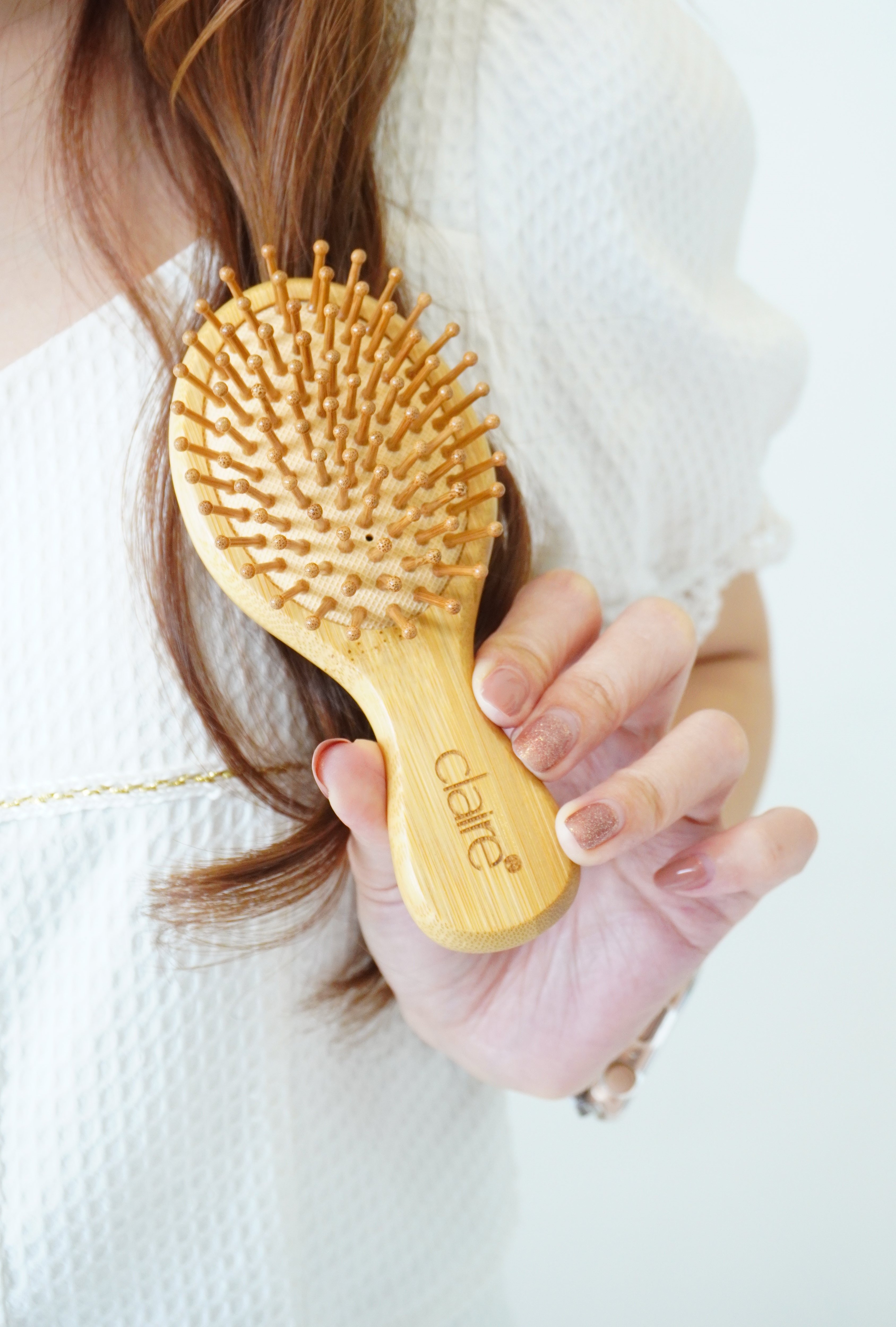 Claire Organics Mini Hair Comb Hair Brush - Sikat Rambut Perempuan