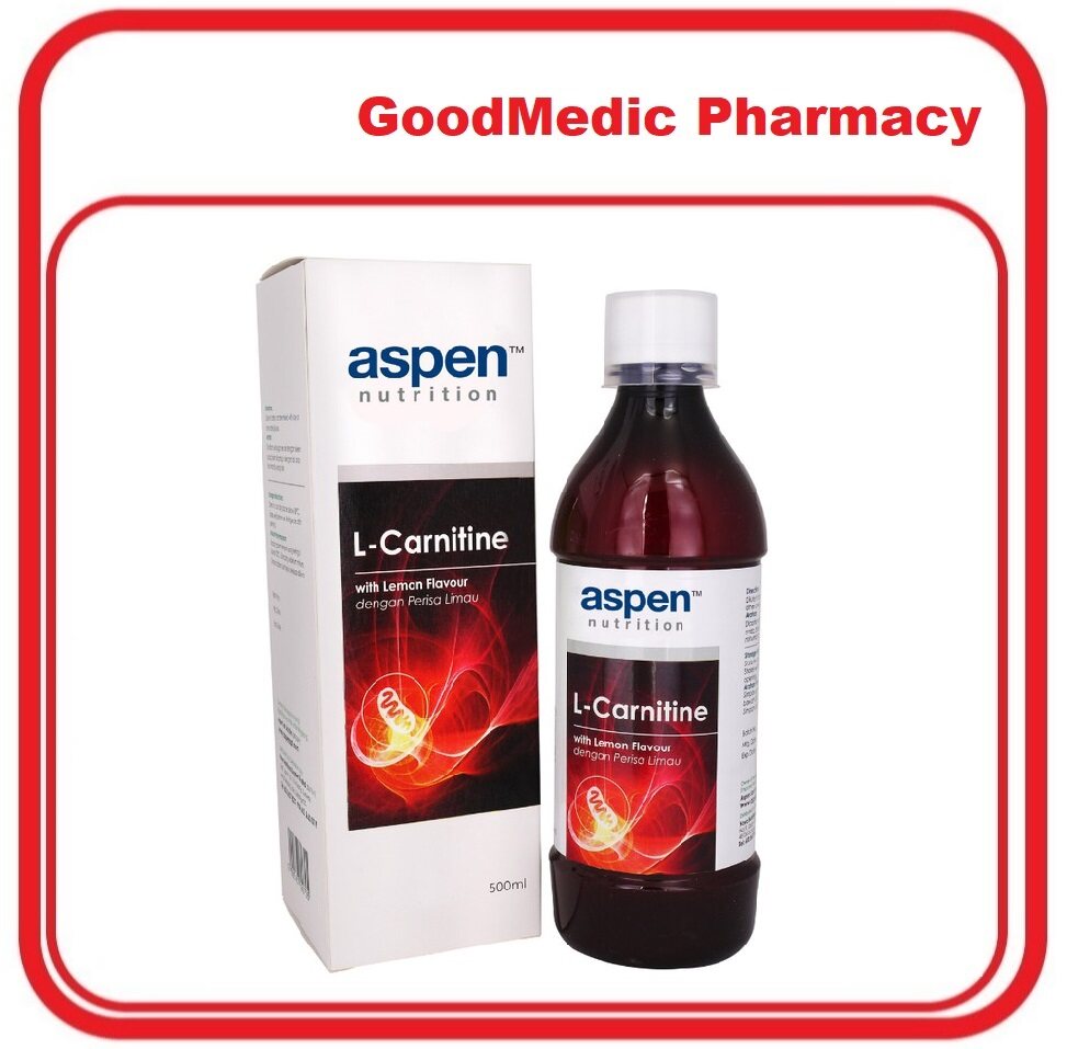 Aspen Nutrition Liquid Carnitine Plus 500ml (LCarnitine Energy Drink)