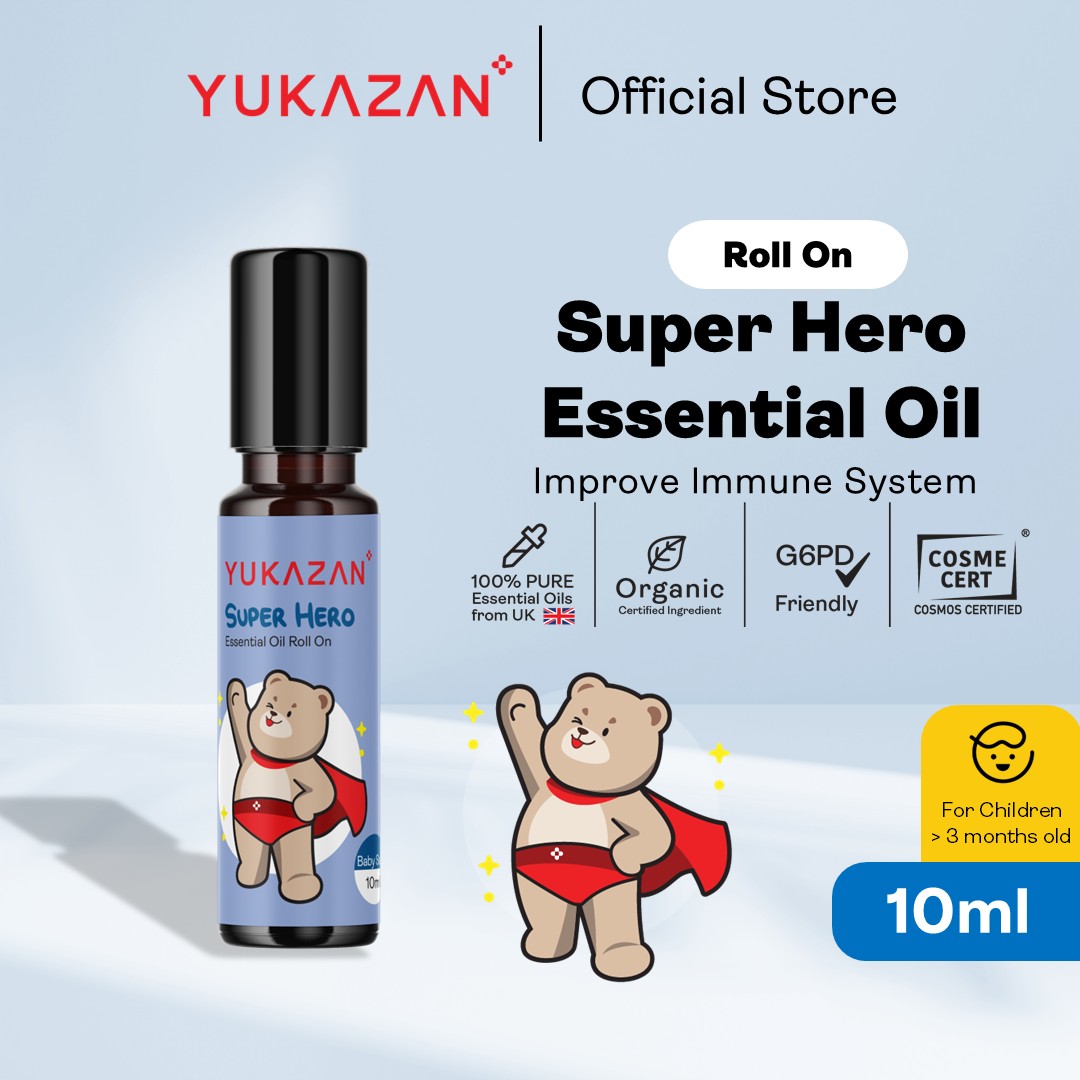 Yukazan Essential Oil Roll On 100% Pure Essential Oil Roll On (10ml) For Baby (3 months+)