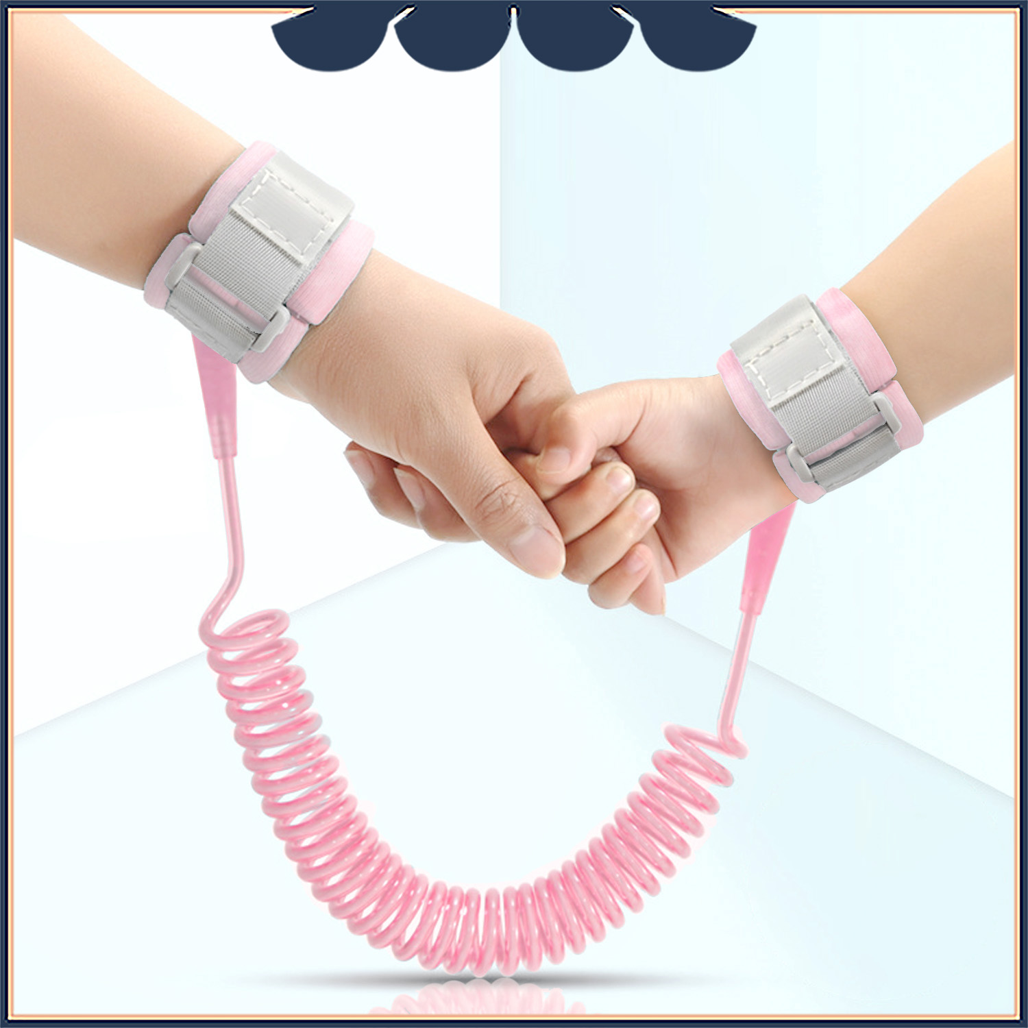 Anti-Lost Wrist Band Kanak-Kanak – Tali Keselamatan Bayi & Anak 1.5M Safety Harness Wrist Strap