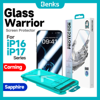 Benks GlassWarrior Sapphire Screen Protector for iPhone 17 Pro Max Tempered Glass Sapphire Supreme Explosion-Proof Screen Protector iPhone 16 Pro Max iPhone 17 Air