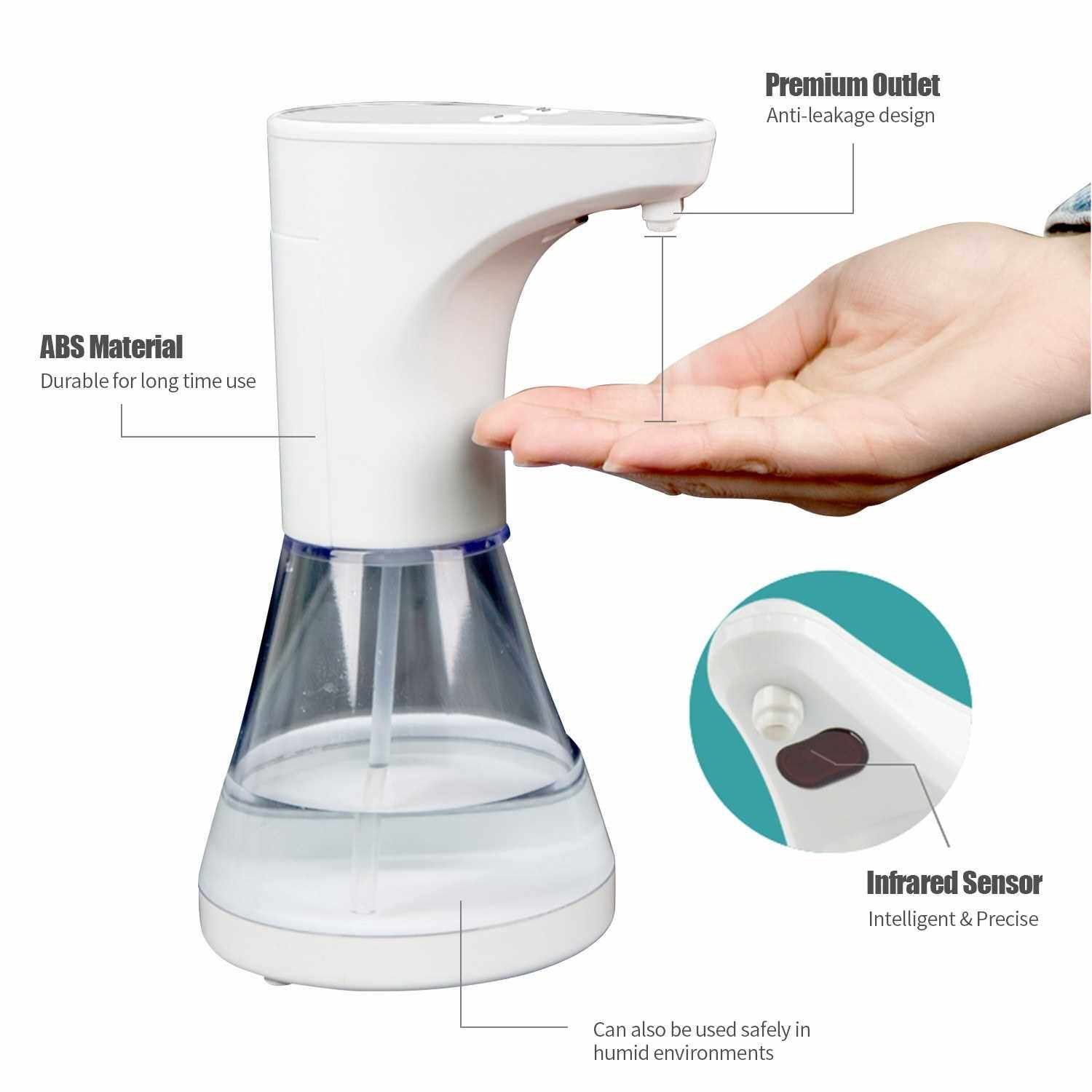 Best Selling 480mL Automatic Soap Dispenser Spray Type Touchless Soap Dispensers with IR Sensor Rinse-free Sanitizer Alcohol Disinfectant Dispenser for Home Commercial Use Hospitals (Standard)