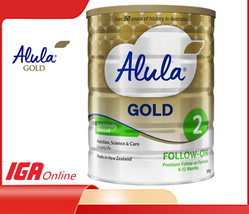 [EXP 11/2027] New Zealand S-26 Alula Gold Step 2 Follow-On Baby Milk 6-12 Months ( 900g )