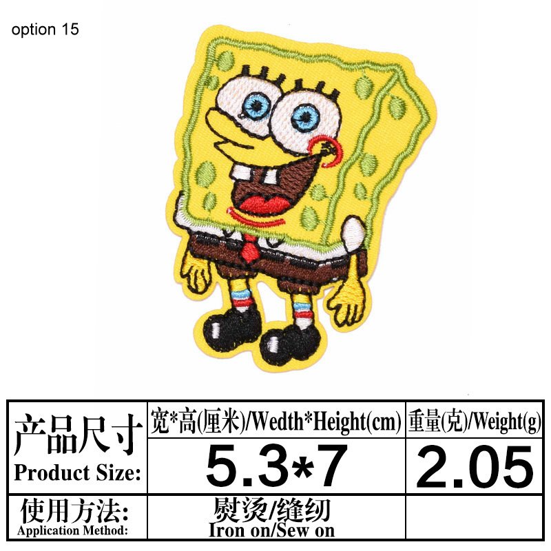 Doraemon hello kitty winnie mickey patch stickers ironing stickers cloth decals 衣服补丁贴儿童小号布贴服饰装饰修复破洞补丁贴高温熨烫贴布贴花