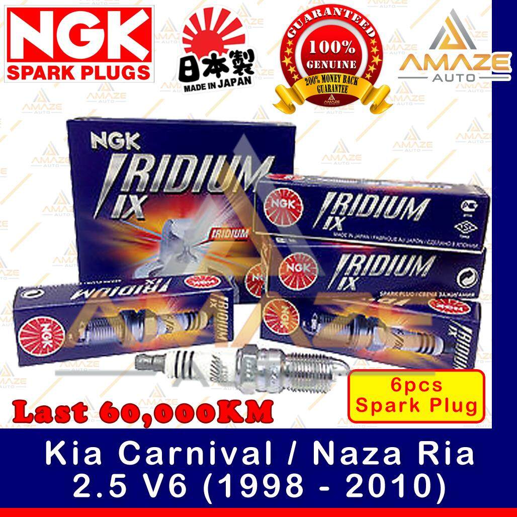 NGK Iridium IX Spark Plug for Kia Carnival / Naza Ria 2.5 V6 (1998 - 2010) - 60,000KM Iridium Spark Plug - Amaze Autoparts
