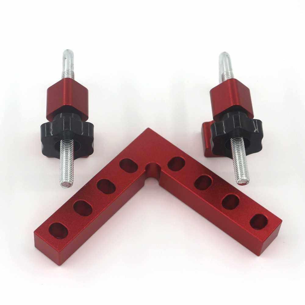 Woodworking Tool Square 90 Right Angle Clamp Woodworking Fixed Fixture Woodworking Adjustable Corner Clamping Ruler Right-angle Ruler (Standard)