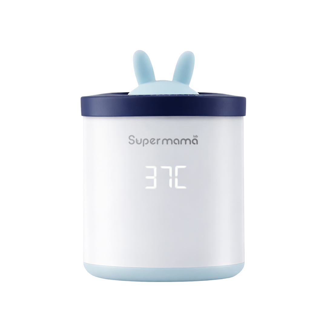 Supermama Lab Portable Milk Warmer | Fast Heating | Travel Friendly | Full Day Use