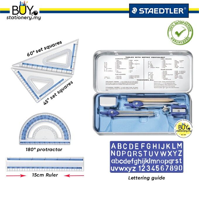 Staedtler Mathematical Instrument Math Set - (BOX) | PGMall