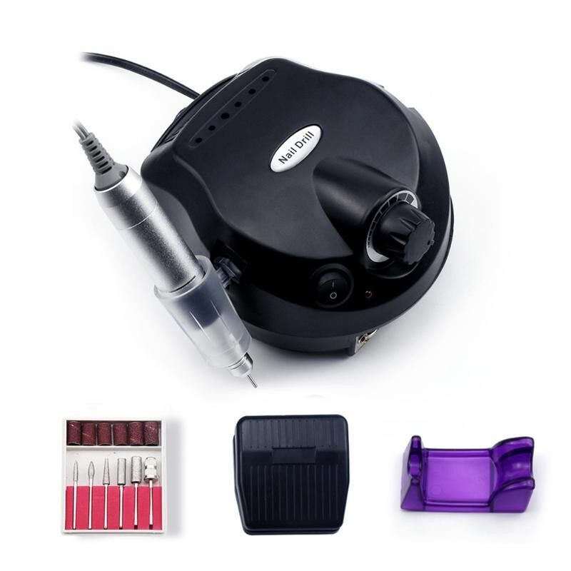 E50 Hikeren 35000/20000 RPM Electric Nail Drill Machine Mill Cutter Sets For Manicure Nail Tips Manicure Electric Nail