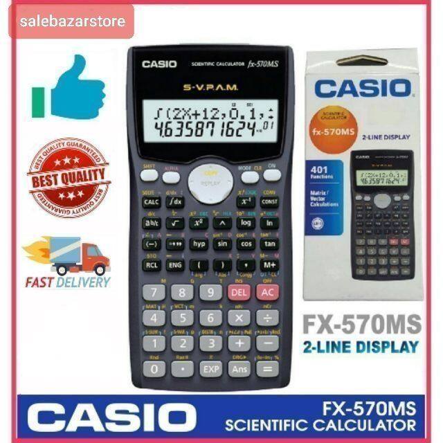 [Ready Stock ] Ready Stock Casio FX 570MS Scientific Calculator for school and office