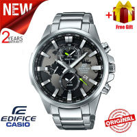 (2 Years Official Warranty) Jam Tangan Lelaki  Edifice EFR303 Chronograph Men Business Fashion Watch 100M Water Resistant Shockproof and Waterproof Full Auto-Calendar Stainless Steel Leather Band Mens Quartz Wrist Watches EFR-303D-1A
