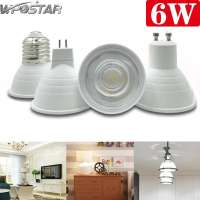 LED COB Spotlight E27 E14 GU10 MR16 6W Dimmable LED Bulb 220V 230V 240V Aluminum High Quality Super Bright led Bulb