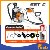 Mytools STIHL Backpack Brush Cutter FR3001 30.5cc Air-Cooled 2-Stroke Gasoline Grass Cutter - Made in Germany