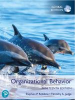 [Pearson] Organizational Behavior Global Edition 19th edition - Stephen P. Robbins (9781292450025)