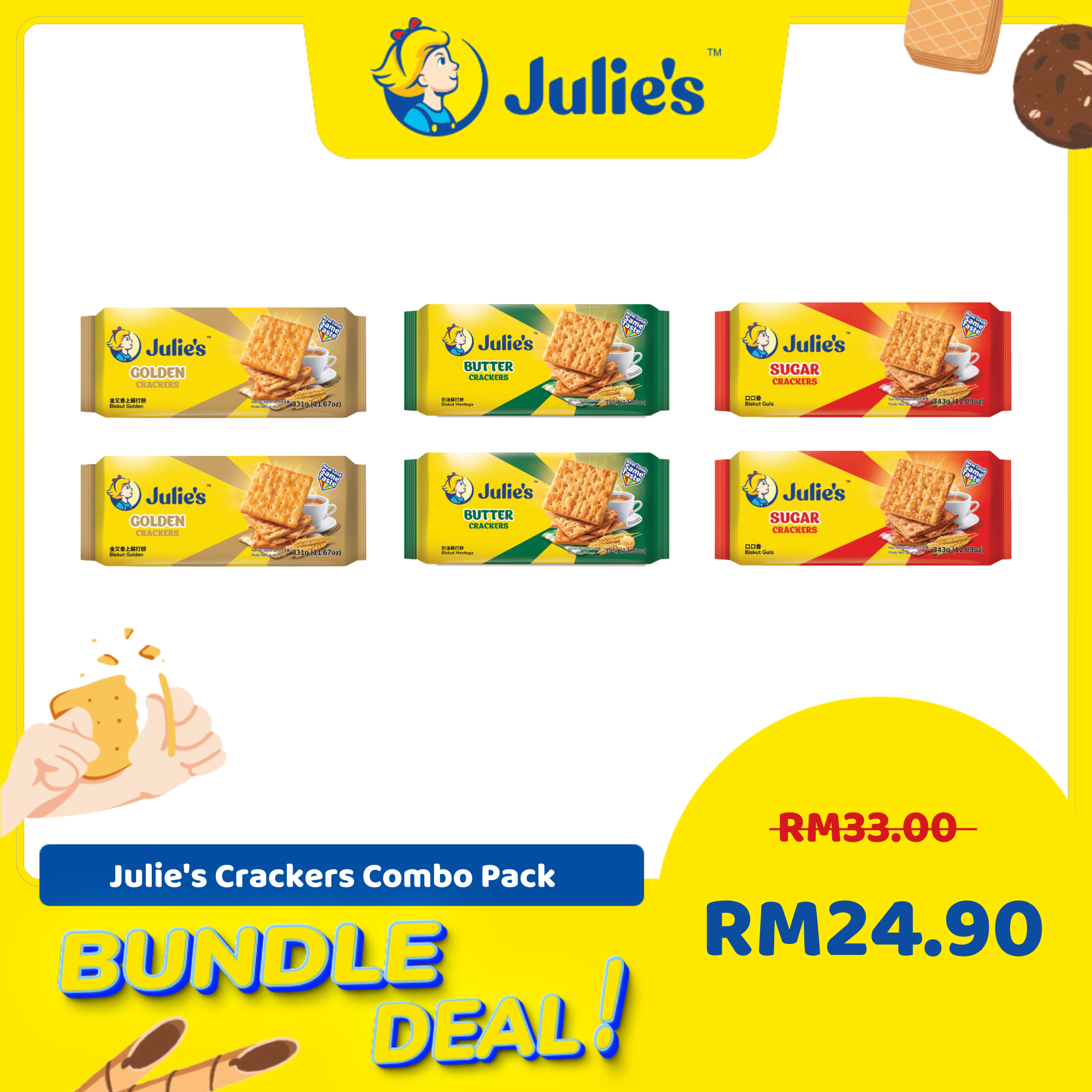 Julie’s Crackers Combo Pack