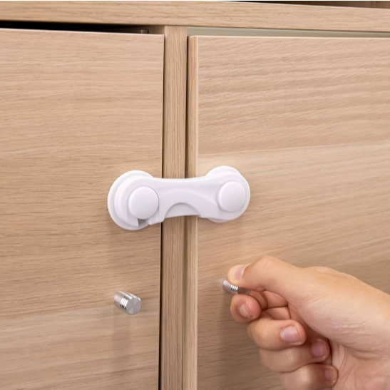 Baby Safety Lock – Minimalist Cupboard Cabinet & Drawer Security Lock