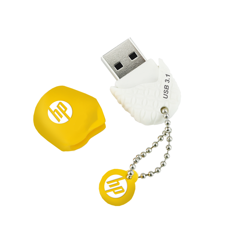 HP USB Pendrive X780W with USB 3.1 Connection, Rubber Casing, Cap Holder HP USB Pendrive X780W with USB 3.1 Connection, Rubber Casing, Cap Holder
