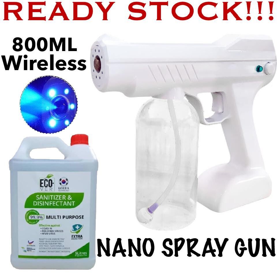 Sanitizer gun spray Review 【Ready