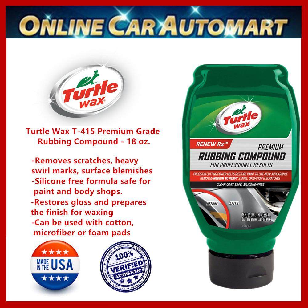 Turtle Wax T415 Premium Grade Rubbing Compound 18 oz.