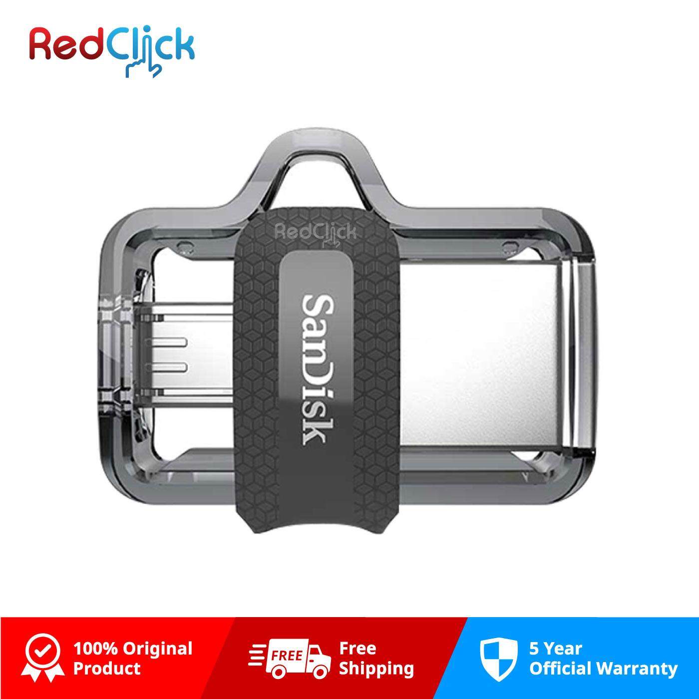 Sandisk Original Ultra Dual Drive 128GB USB 3.0 Micro OTG Flash Drive