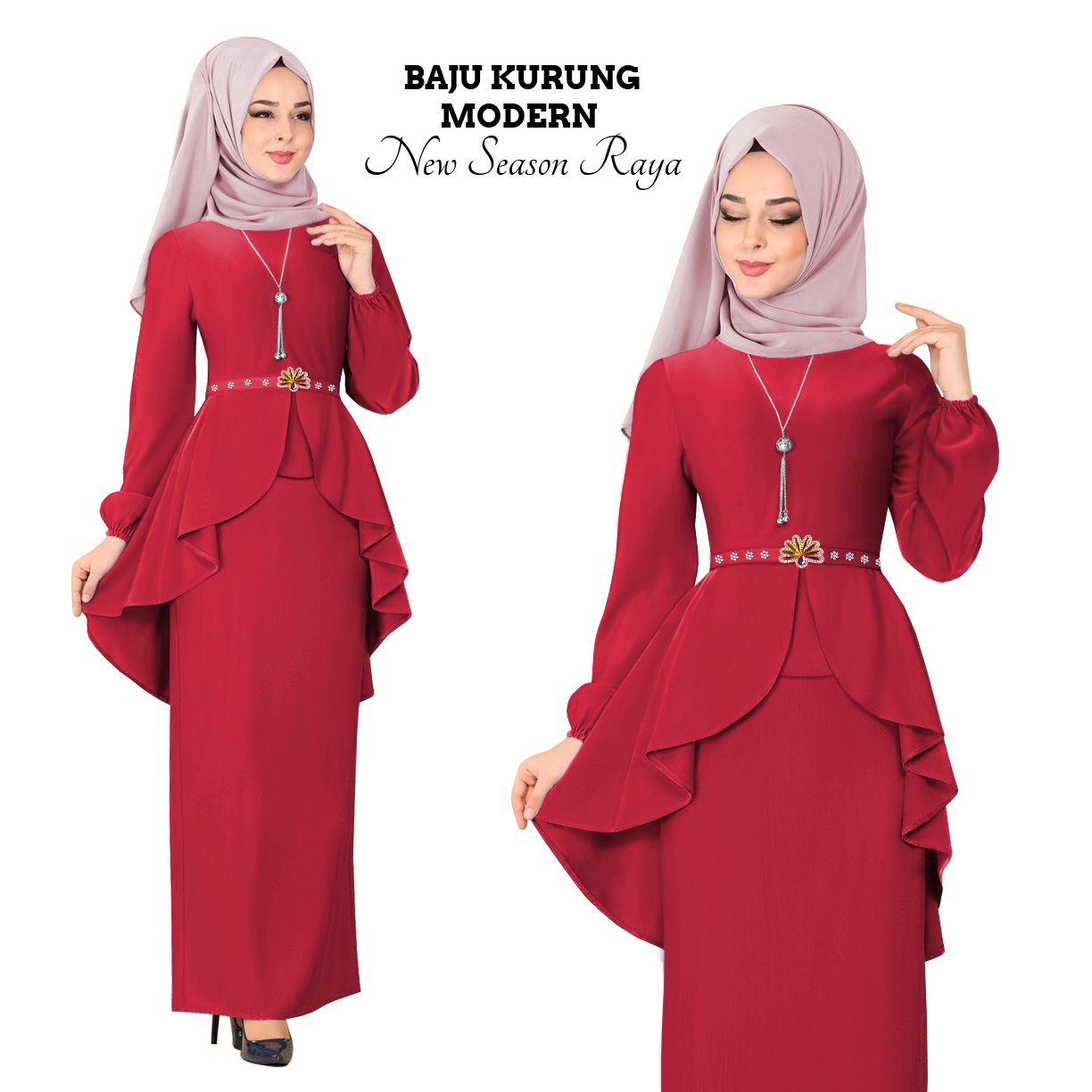 Harga KM Fashion Baju Kurung Modern New Season Baju Raya ( Hot & Trendy ) ( Ready Stock ) Terkini