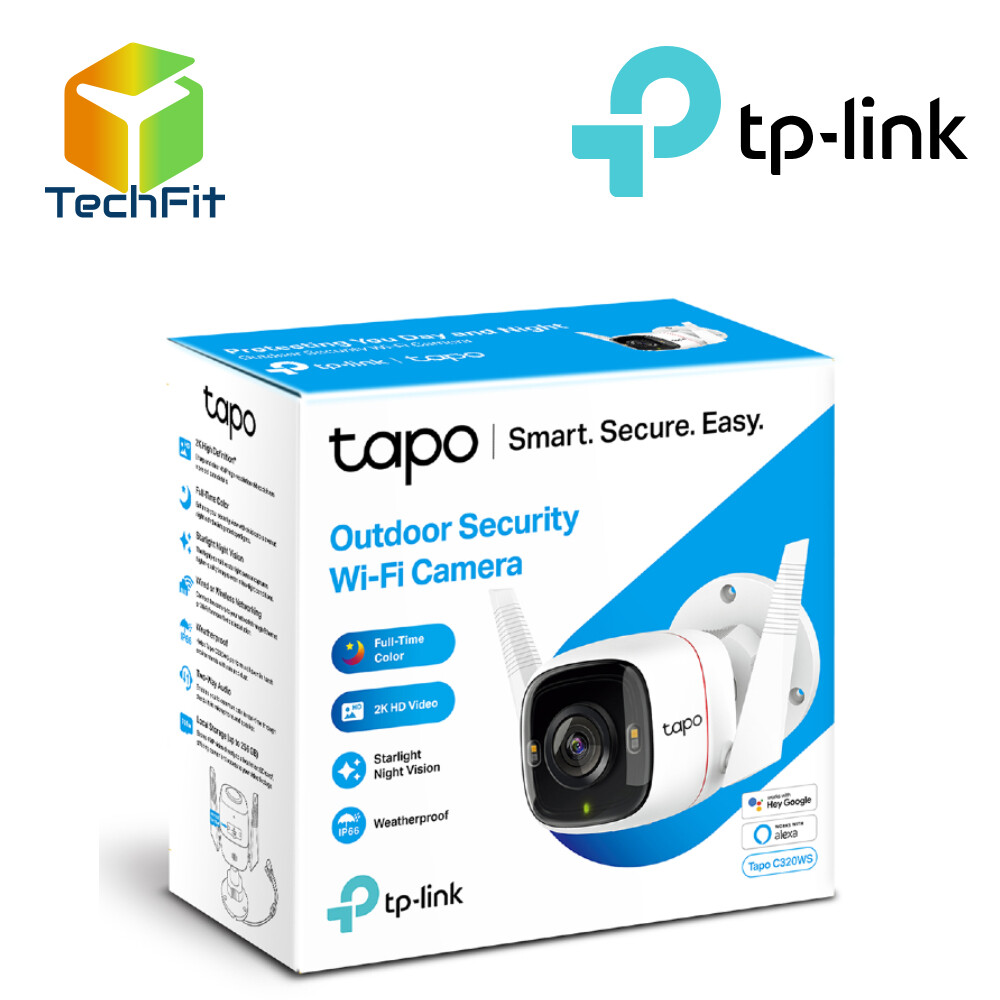 TP-Link Tapo C320WS 2K/4MegaPixel Outdoor Security Wi-Fi Camera