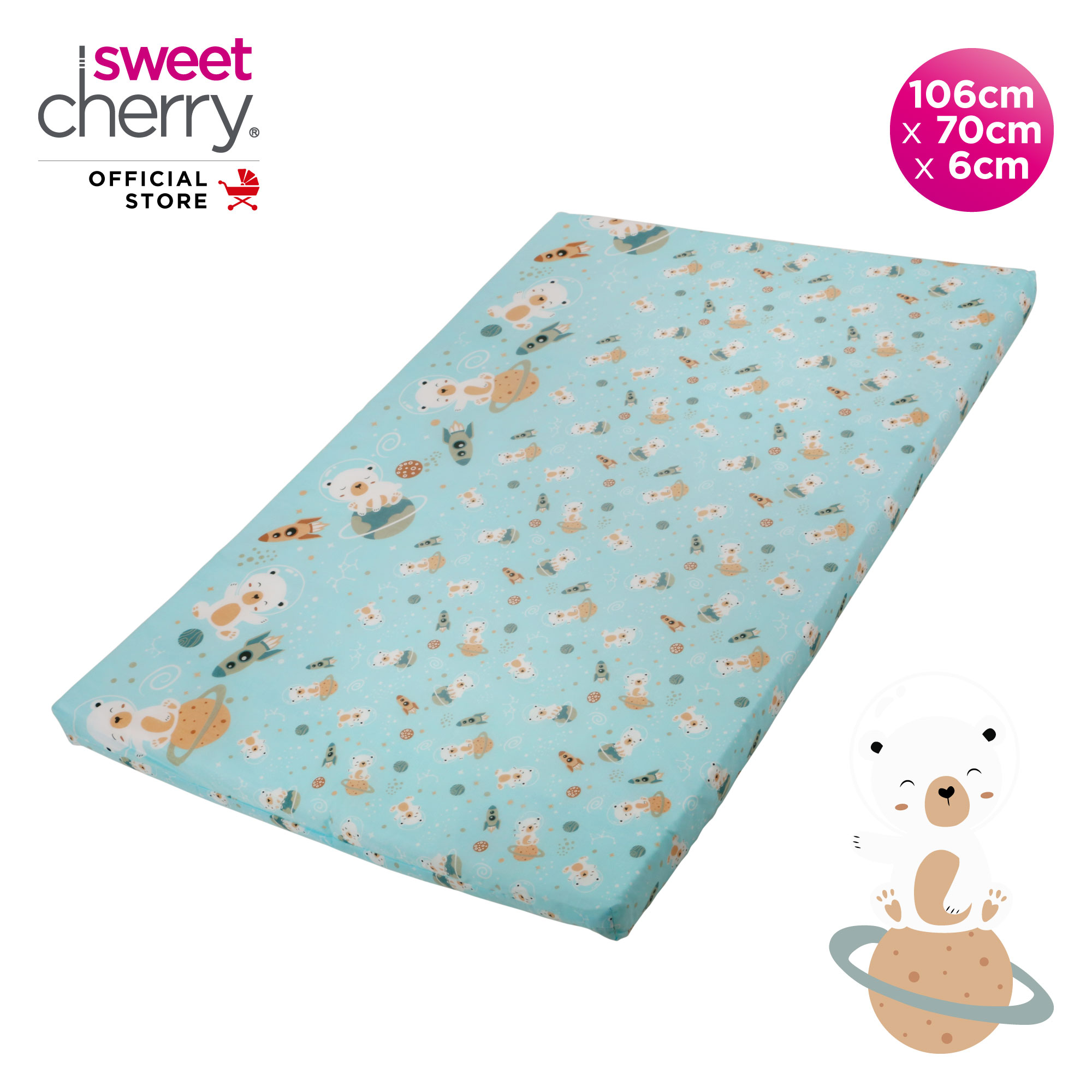 Sweet Cherry SC151 Panel Playpen Foam Mattress (Colors and Pattern subject to stock availability)