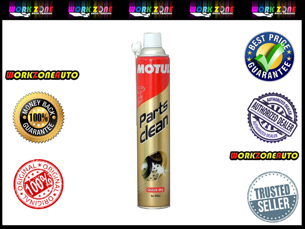 (Old Stock Clearance) Motul Parts Clean Quick Dry 840mL Minyak Hitam