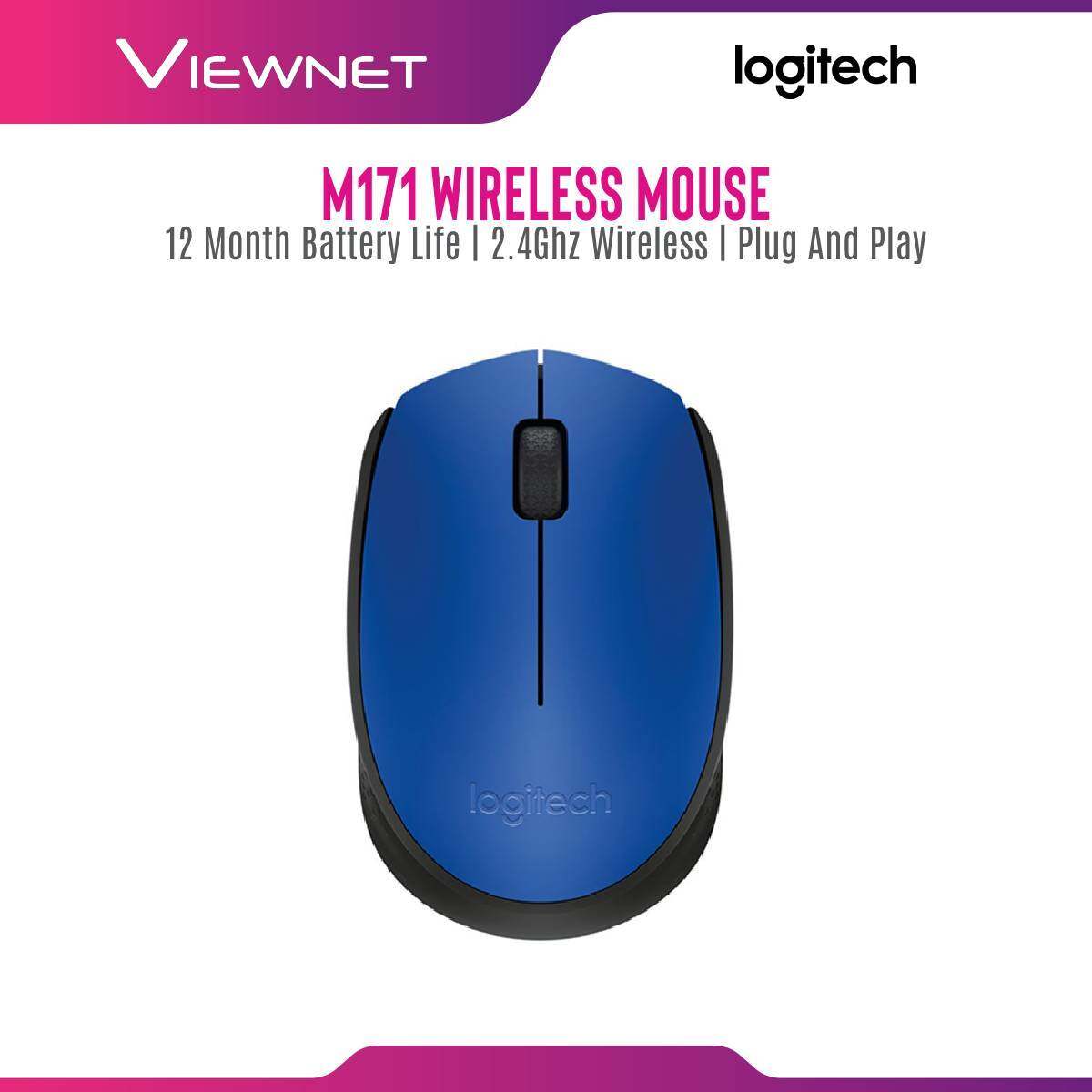 Logitech Wireless M171 Blue/Grey/Red Mouse (910-004656/910-004655/910-004657)