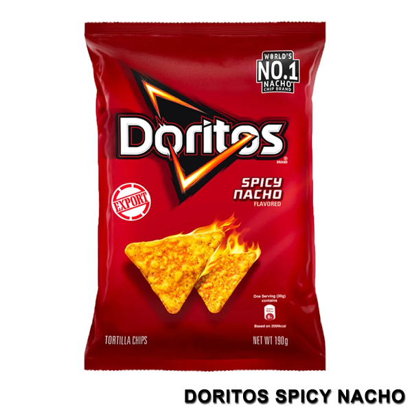 DORITOS Spicy Nacho Tortilla Chips 190g