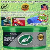 (100% ORIGINAL TURTLE WAX) Turtle Wax Polishing Compound Light To Medium Cleaner - 298G