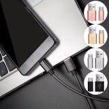 1M Stainless Steel Braided High Speed Micro USB Cable For Android - Silver