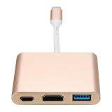 3 In 1 USB Type C Male To HDMI Charger Converter Type C HDMI HUB USB 3.1 Adapter September 2018 - 3 3 in 1 USB Type C Male to HDMI Charger Converter Type C HDMI HUB USB 3.1 Adapter - 3