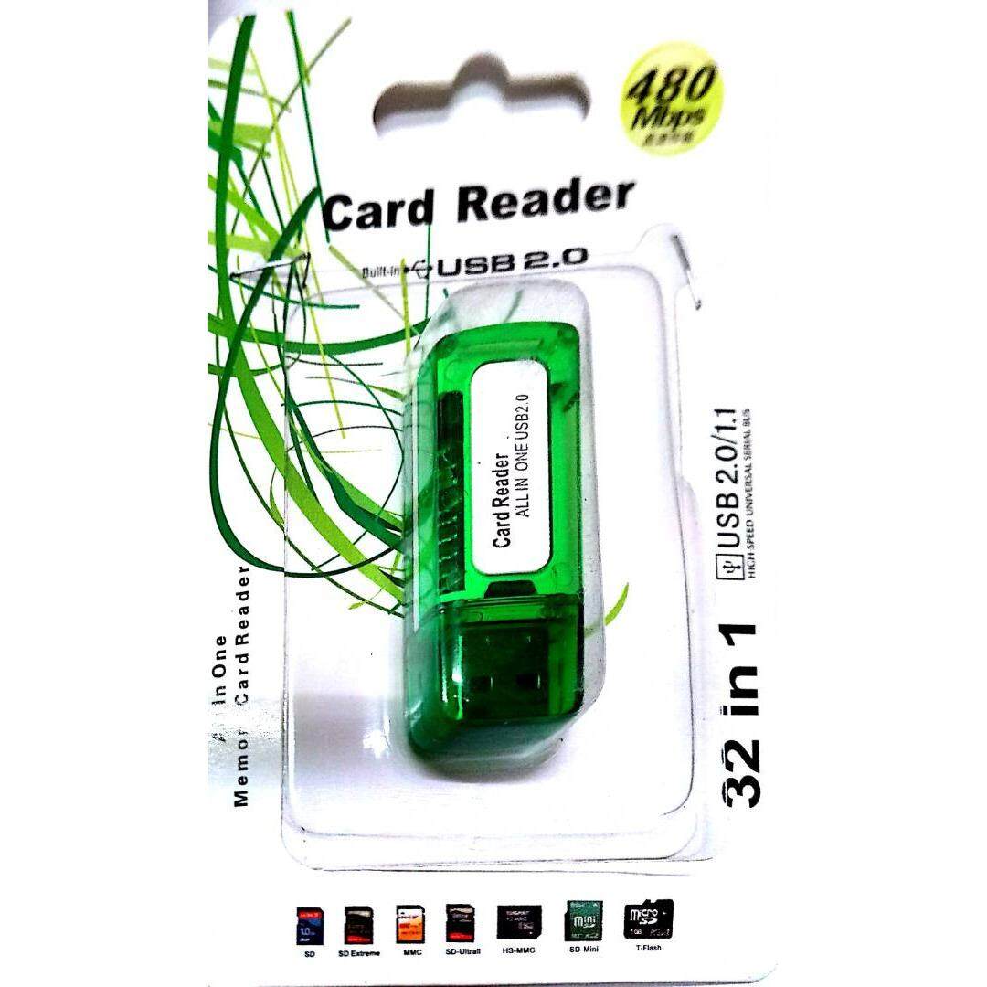 All in 1 USB 2.0 Multi Memory Card Reader for Micro SD SDHC TF M2 MMC MS PRO DUO
