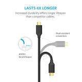 Anker Nylon Braided 3ft/0.9m Tangle-Free Micro USB Cable With Gold-Plated Connectors For Android Sync MicroUSB Cable A7115 Jun 2018 - 4 Anker Nylon Braided 3ft/0.9m Tangle-Free Micro USB Cable with Gold-Plated Connectors for Android Sync MicroUSB Cable A7115 - 4