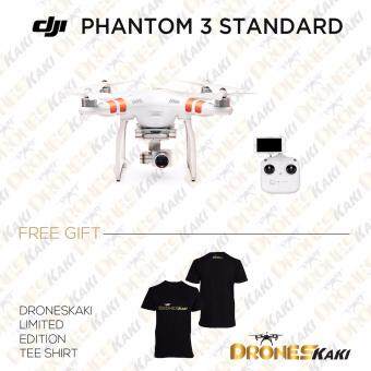 DJI Phantom 3 Standard Quadcopter Drone + Free T-Shirt (Official DJI Malaysia Warranty)