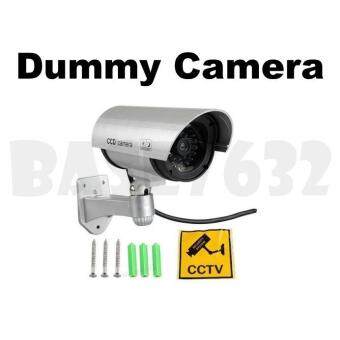 Dummy Fake Imitation CCTV Camera With Flashing LED Light Wire 1518.1