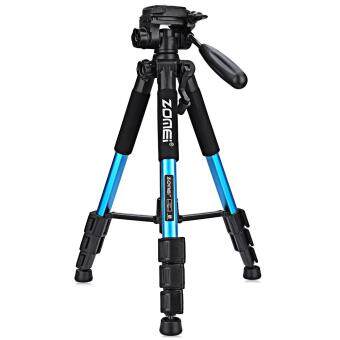 Top Quality Zomei Q111 56 inch Lightweight Aluminum Tripod with Bag(Blue color)