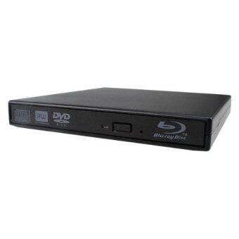 USB External Blu-ray BD-R BD-ROM Combo DVD RW Burner Drive Black